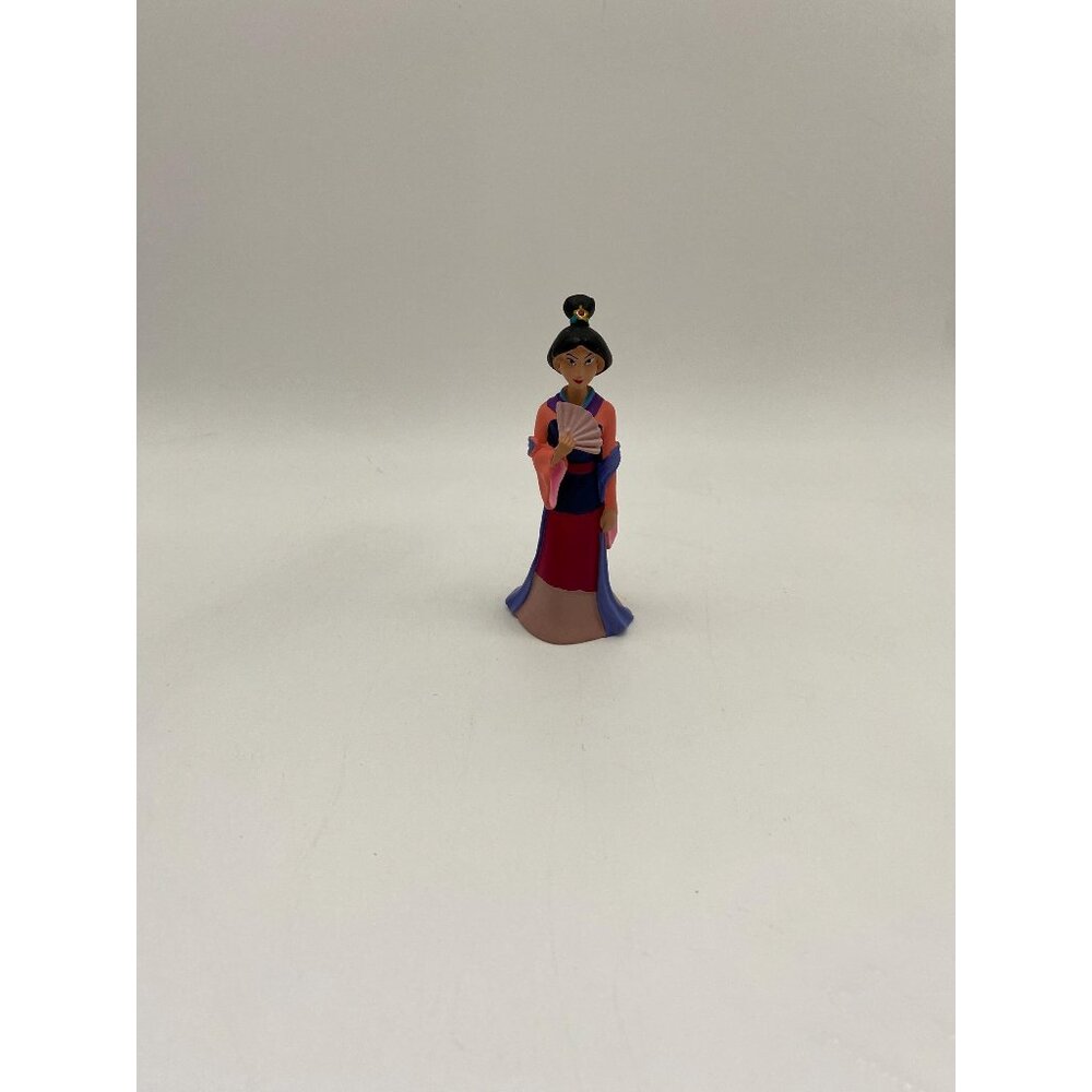 Disney Mulan Figurine- Princess with Fan Collectible Toy Statuette
